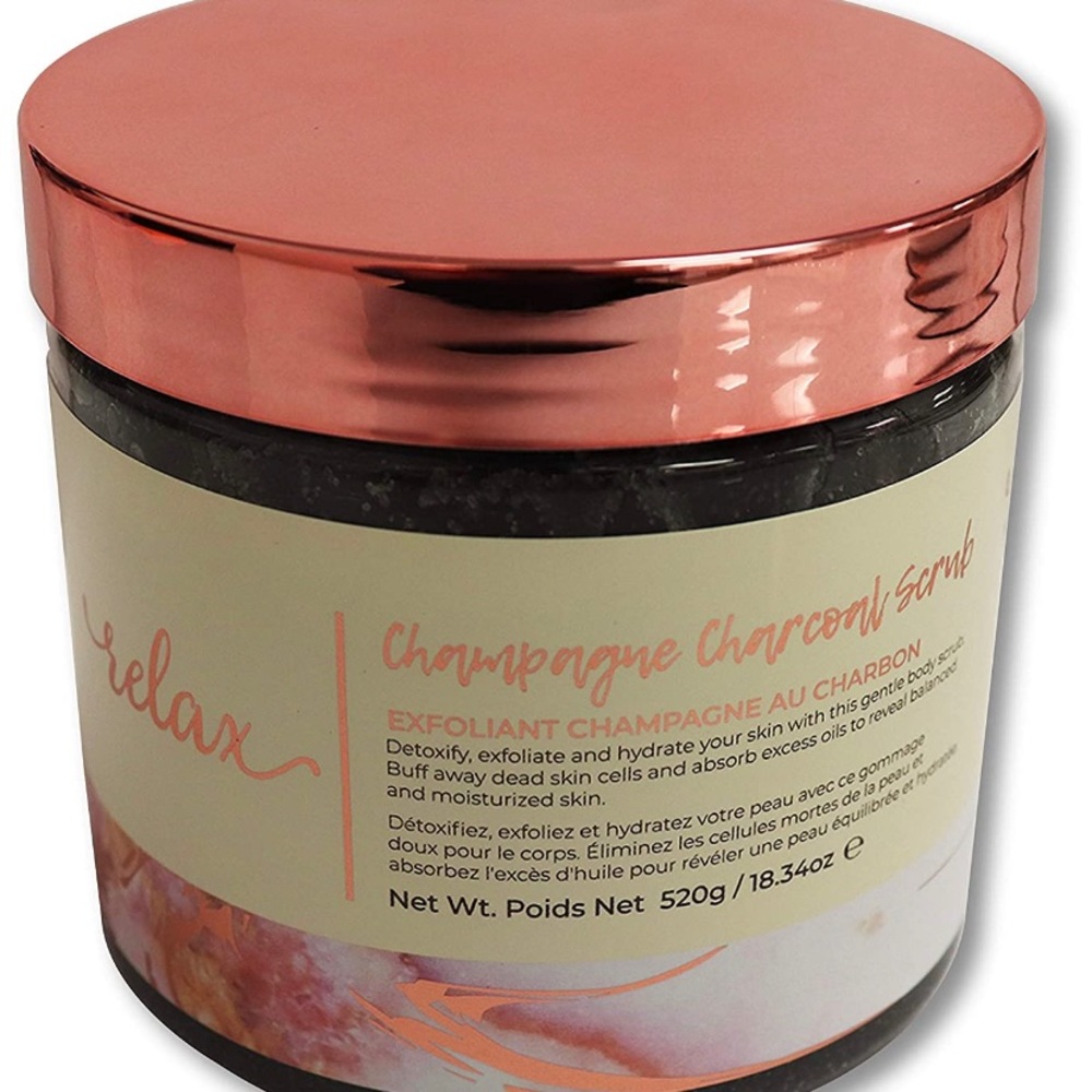 Manna Kadar CHAMPAGNE CHARCOAL BODY SCRUB